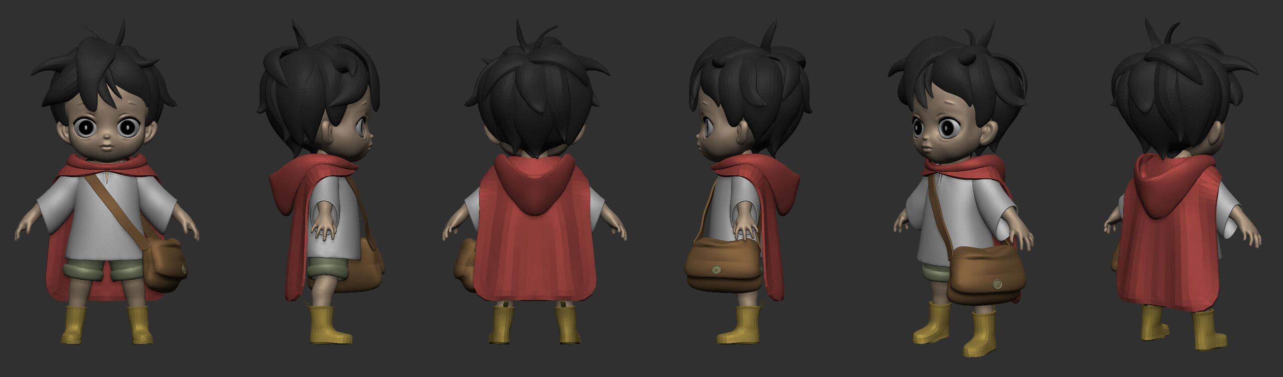 Mori ZBrush Sculpt Turnaround