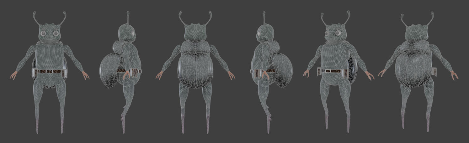 In-game triangulated