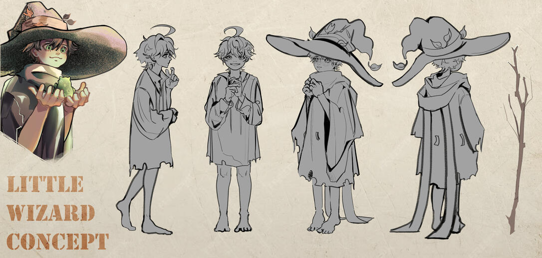 Little Wizard Concept Sheet