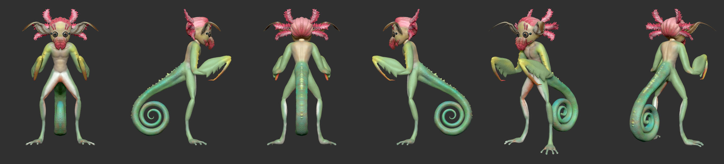 Unposed Chimera Polypainted